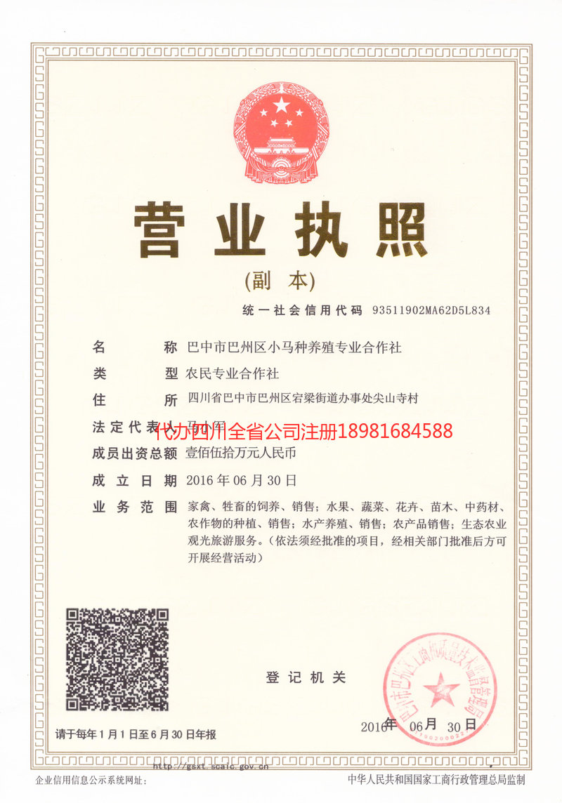 金昌金昌小马种养殖专业合作社